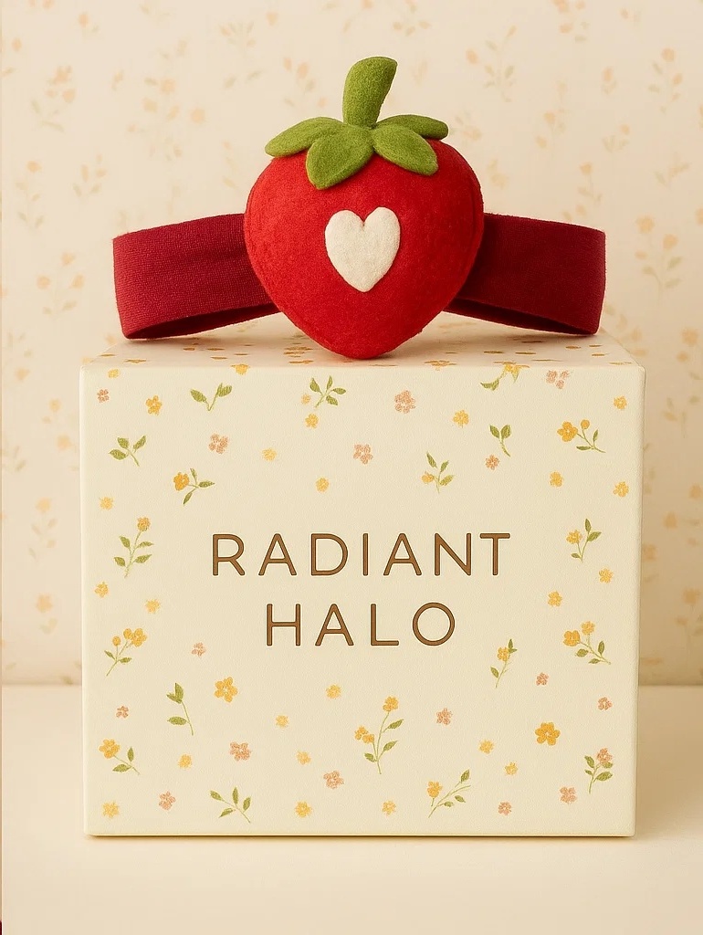 Strawberry Baby Headband - Sweet and Cute Design