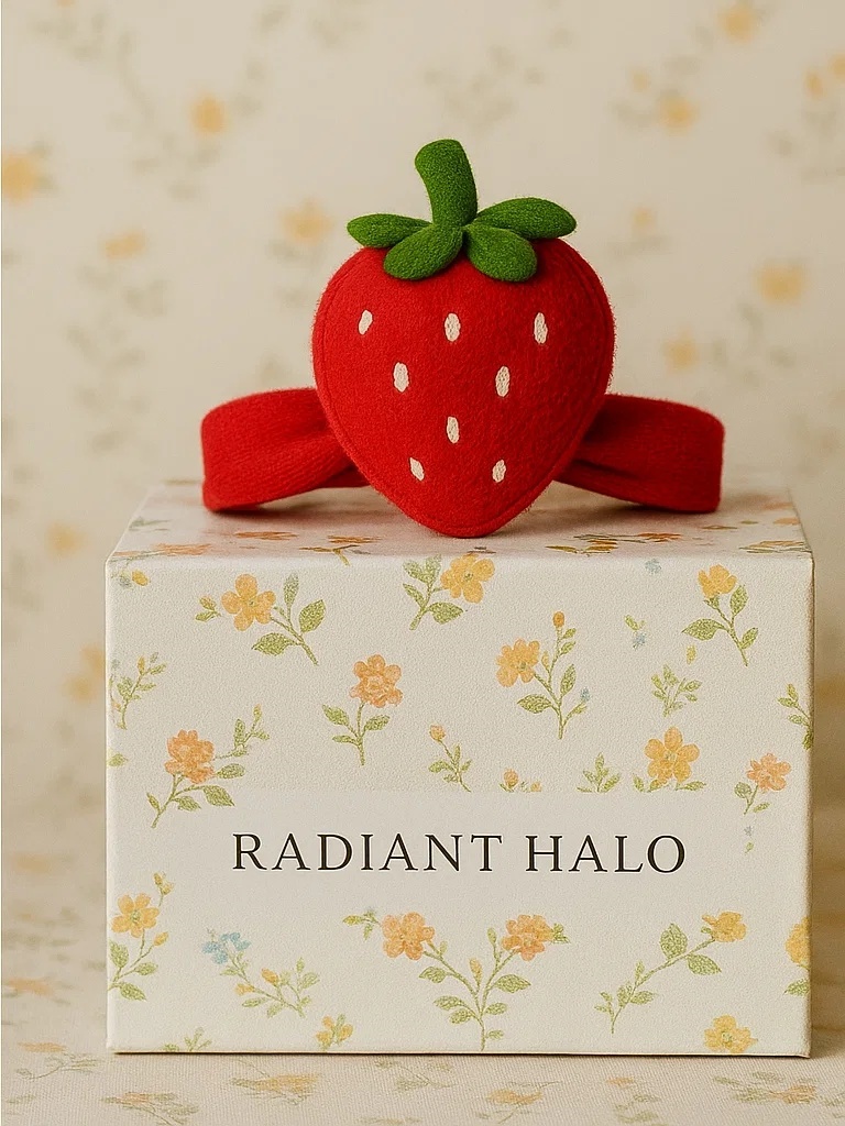 Strawberry Baby Headband - Adorable and Sweet