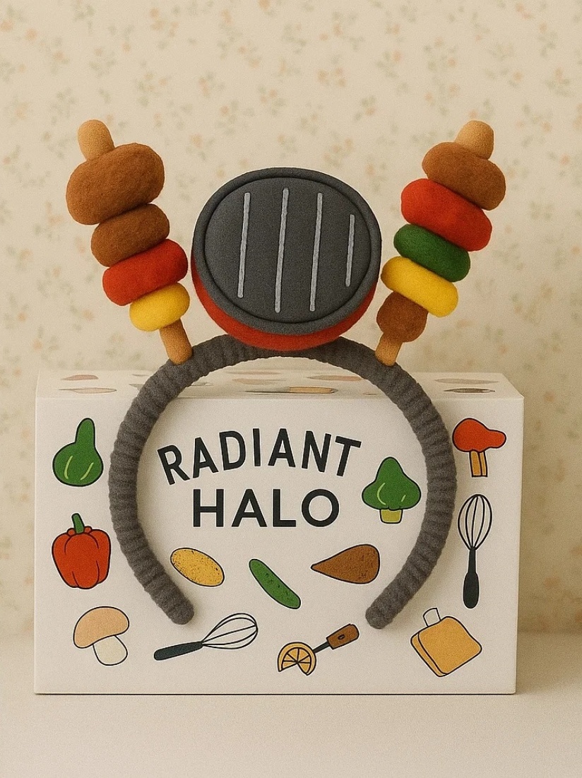 Bandana de Kebab de Verduras a la Parrilla para Bebé - Radiant Halo