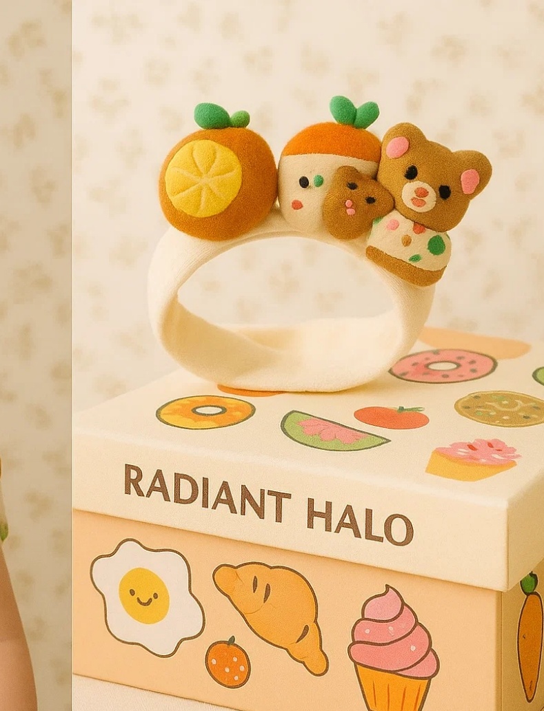 Burger and Fruits Baby Headband