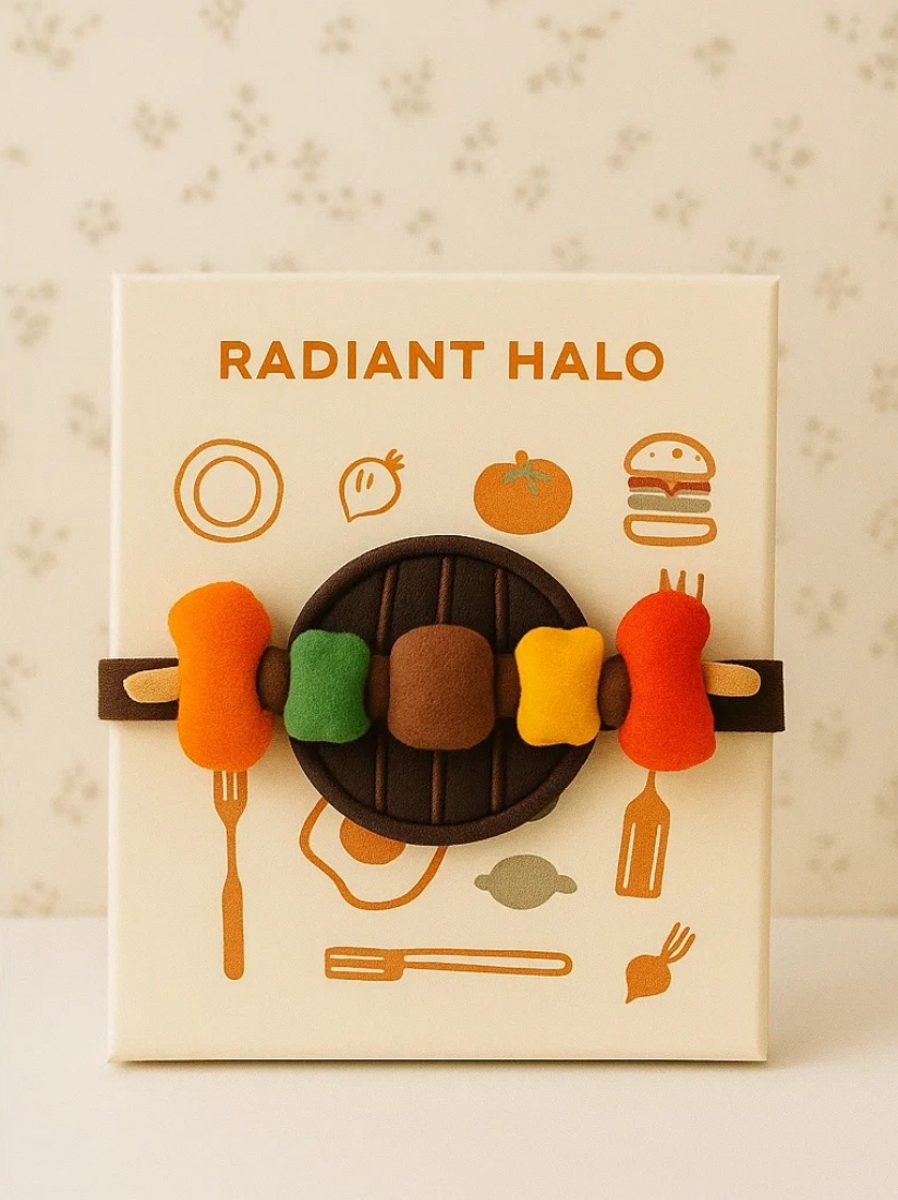 Grilled Veggie Kebab Baby Headband - Radiant Halo