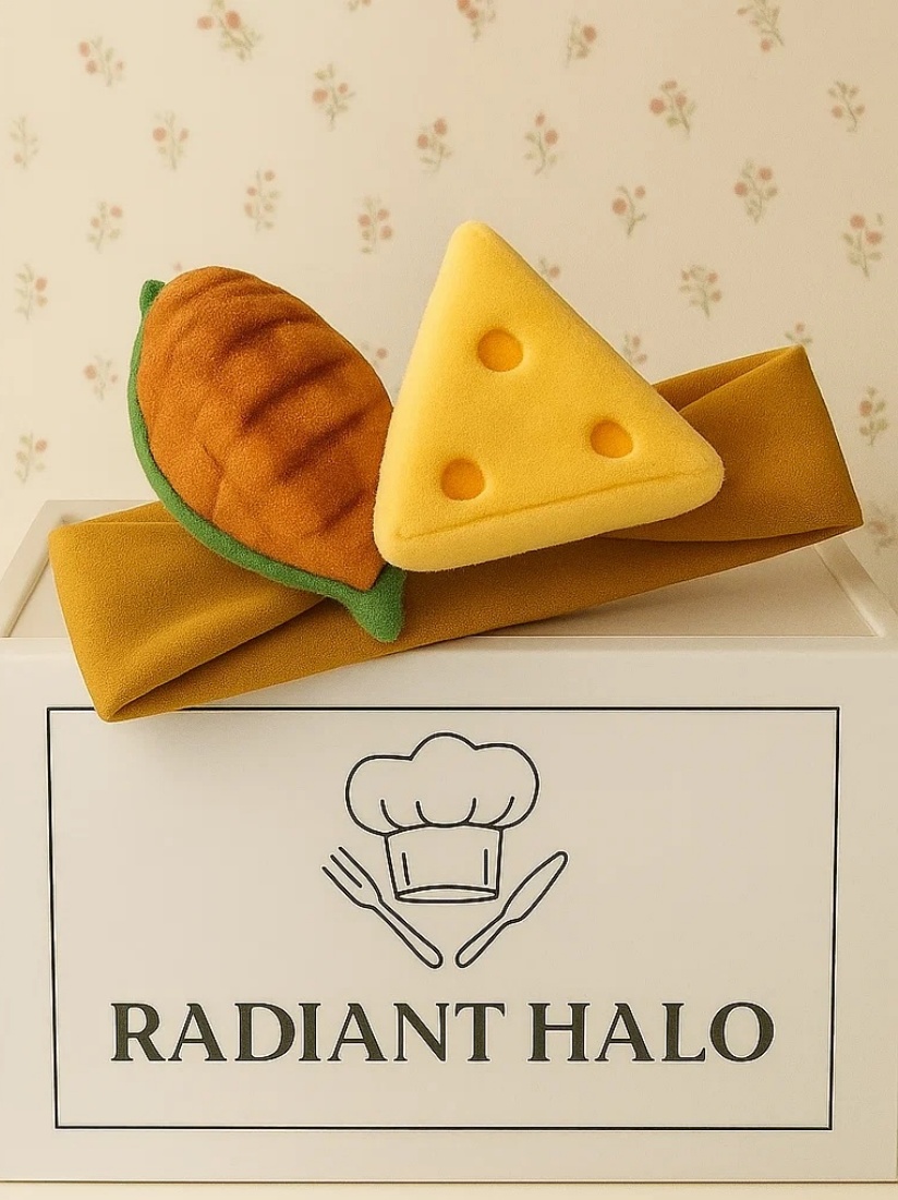 Corn and Cheese Fun Baby Headband