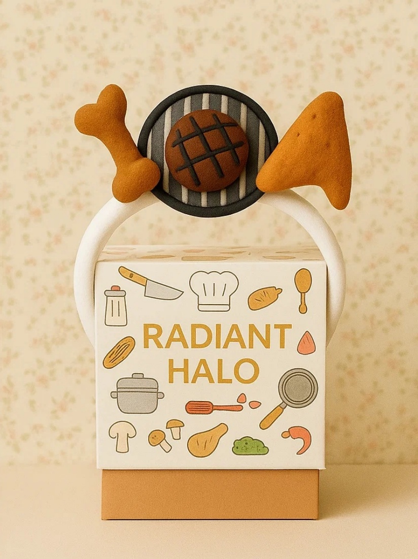 Gegrillte Hühnchenflügel Stirnband für Babys