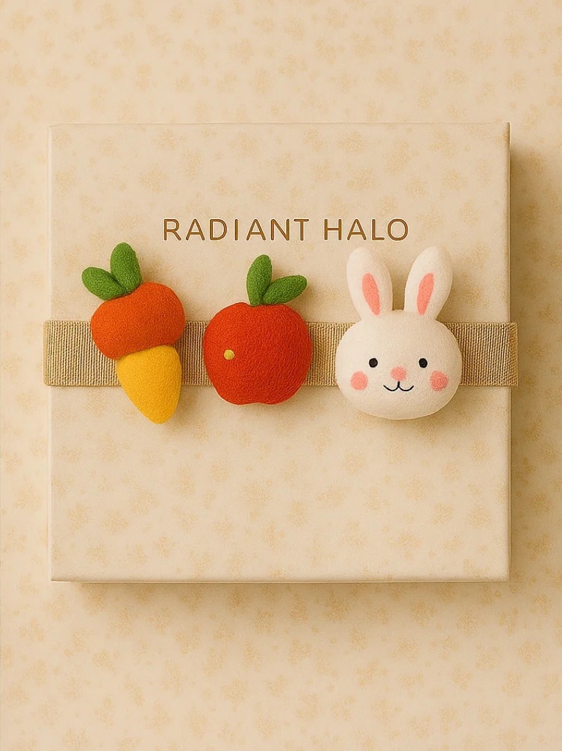 Fruit & Bunny Garden Baby Headband | Radiant Halo
