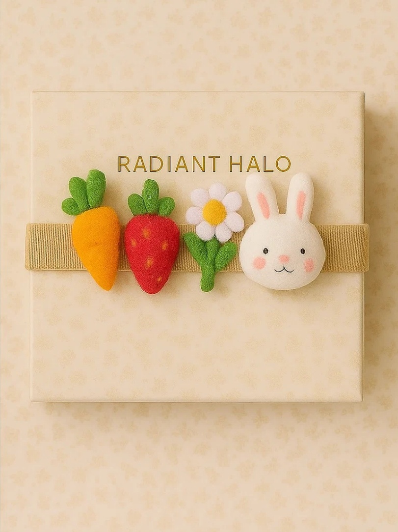 Strawberry Bloom Baby Headband | Radiant Halo