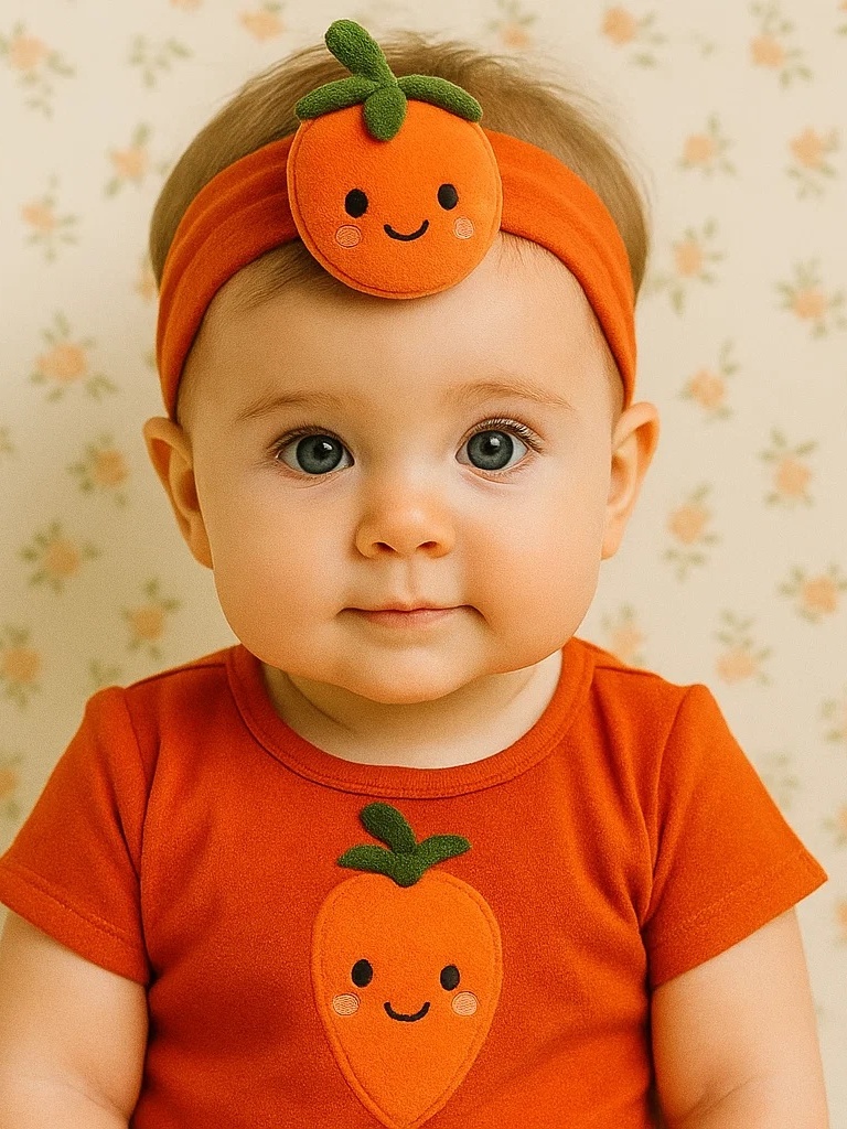Adorable Carrot Baby Headband