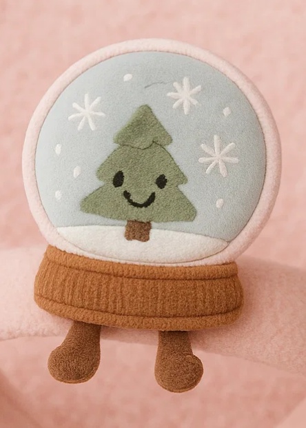 Adorable Plush Snow Globe Baby Headband – Soft, Safe & Photogenic Accessory