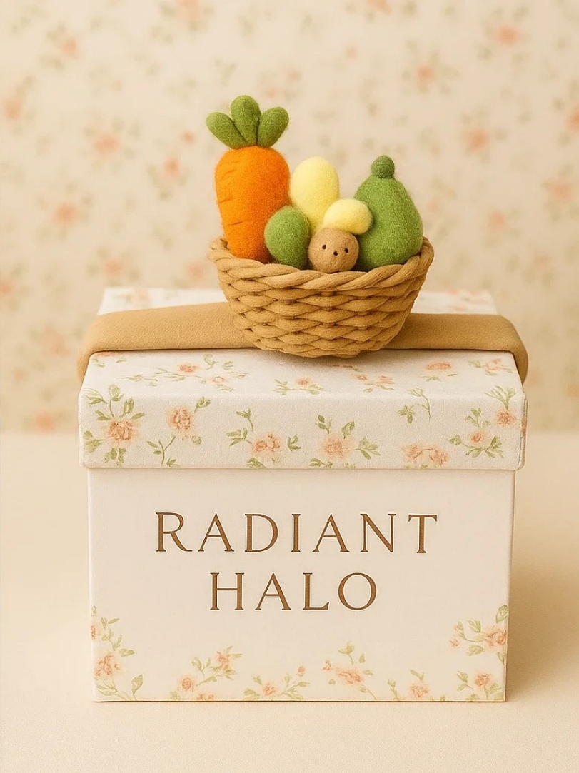 Carrot Garden Basket Baby Headband | Radiant Halo