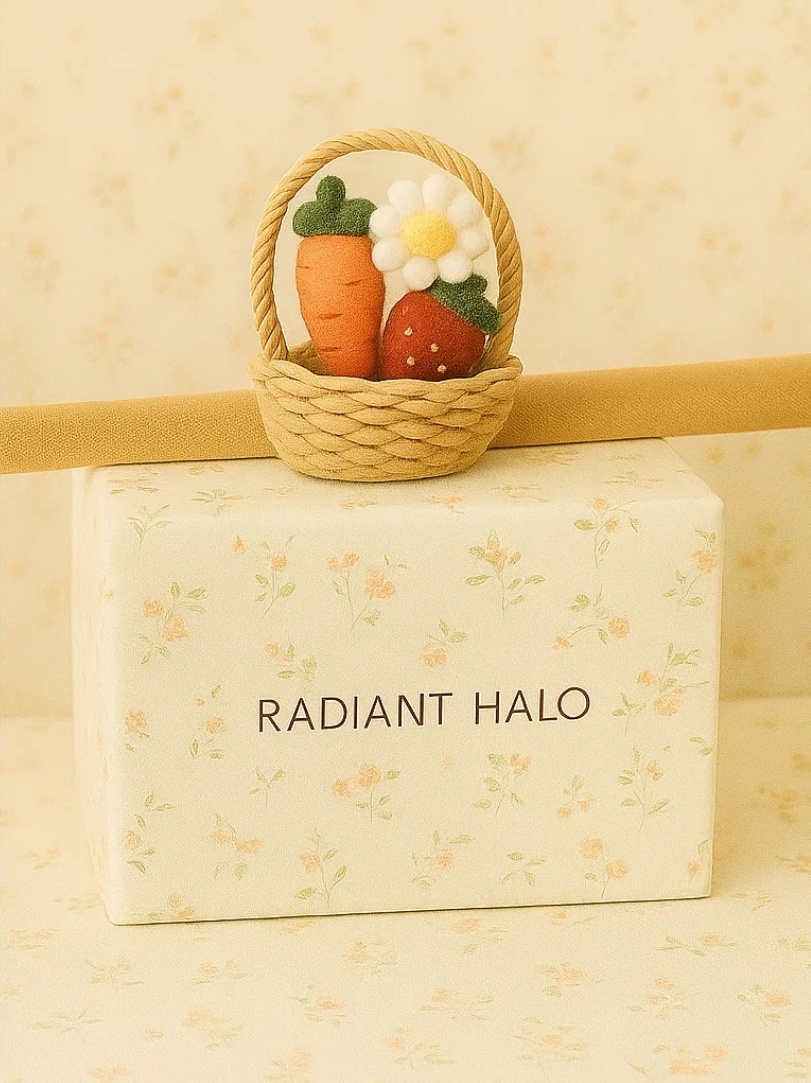 春の野菜バスケットベビーヘッドバンド | Radiant Halo
