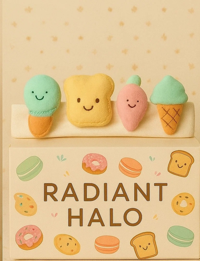 Diadème bébé avec glace et fruits