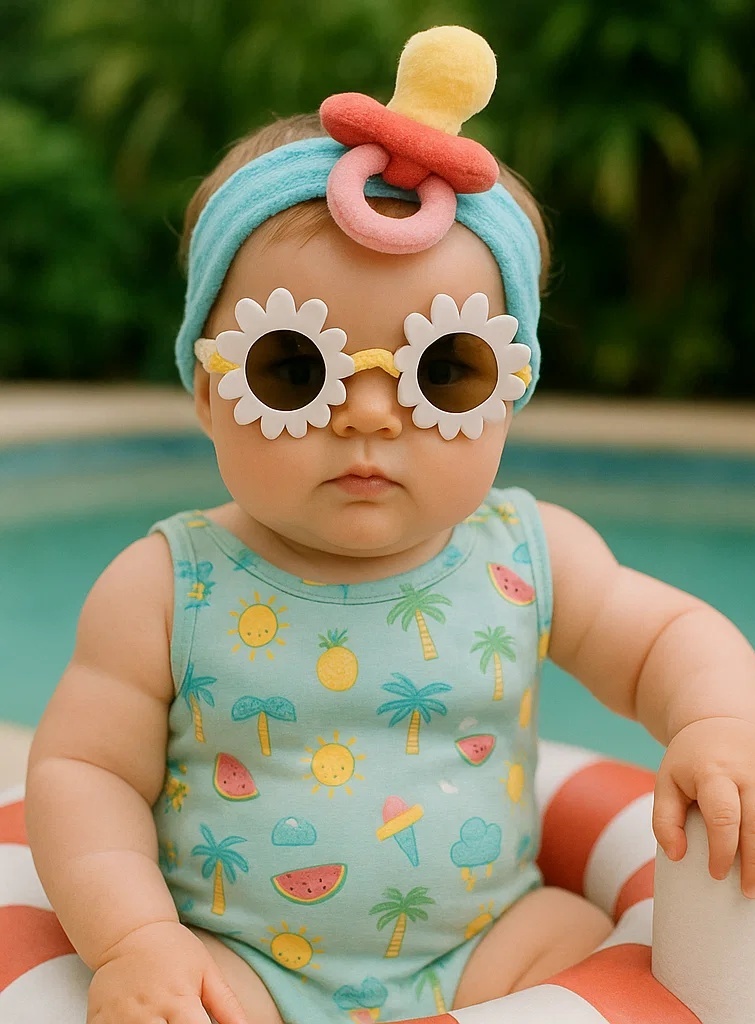 Pacifier Baby Plush Headband – Soft and Cute Soother Style Infant Hair Accessory