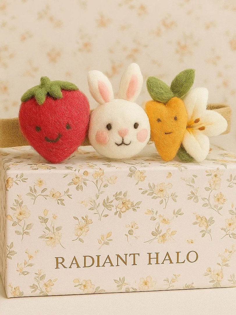 Lamb & Lily Baby Headband – Spring Easter Plush Hair Accessory
