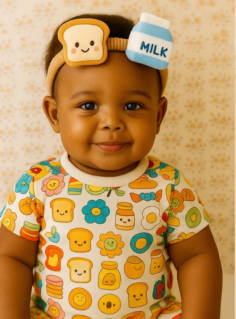 Milk & Toast Baby Headband: Perfect for Morning Smiles