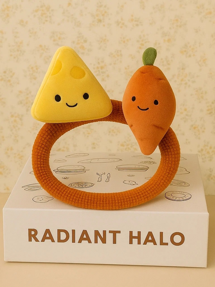 Bandeau pour bébé avec patate douce et fromage