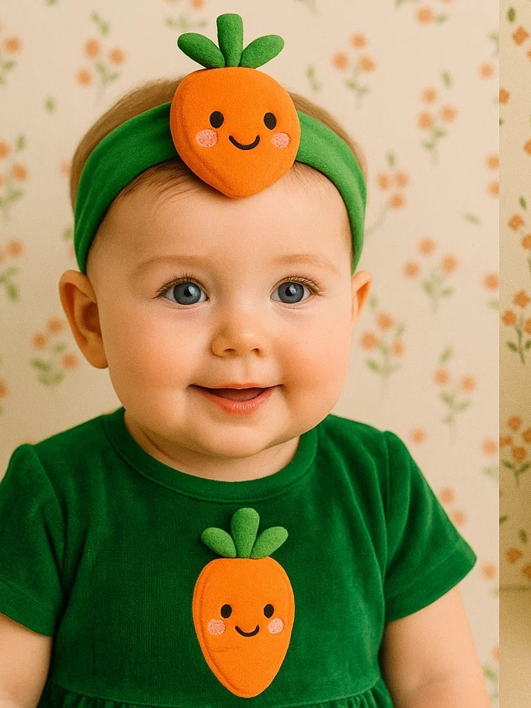 Cute Carrot Baby Headband