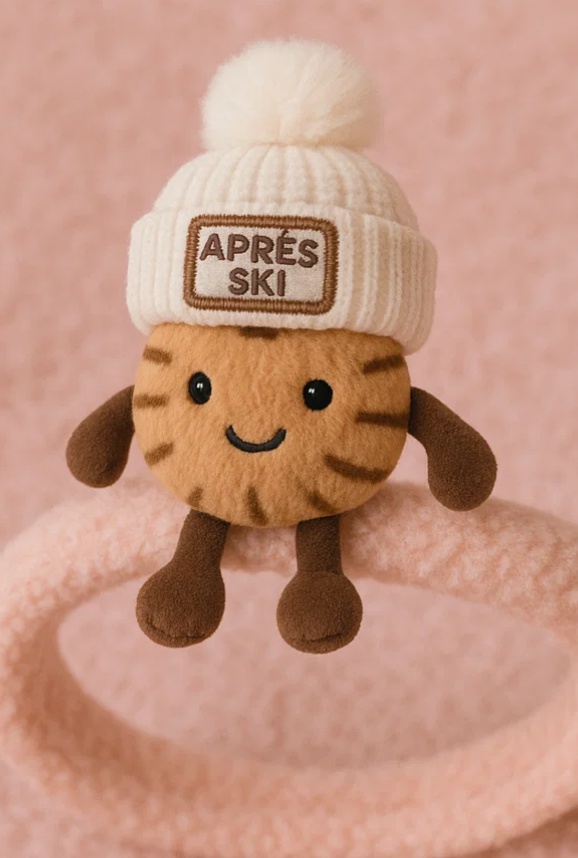 Coconut Plush Toy Baby Headband with Winter Hat