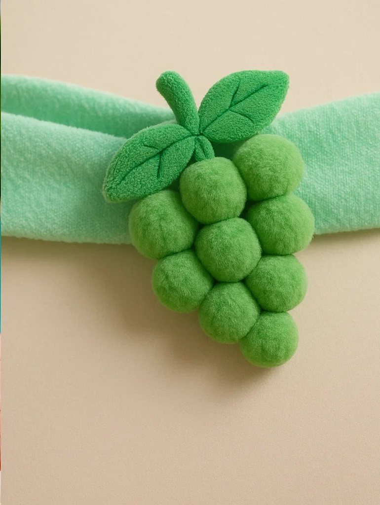 Green Grape Headband - Fresh and Comfortable, Perfect Summer Accessory
