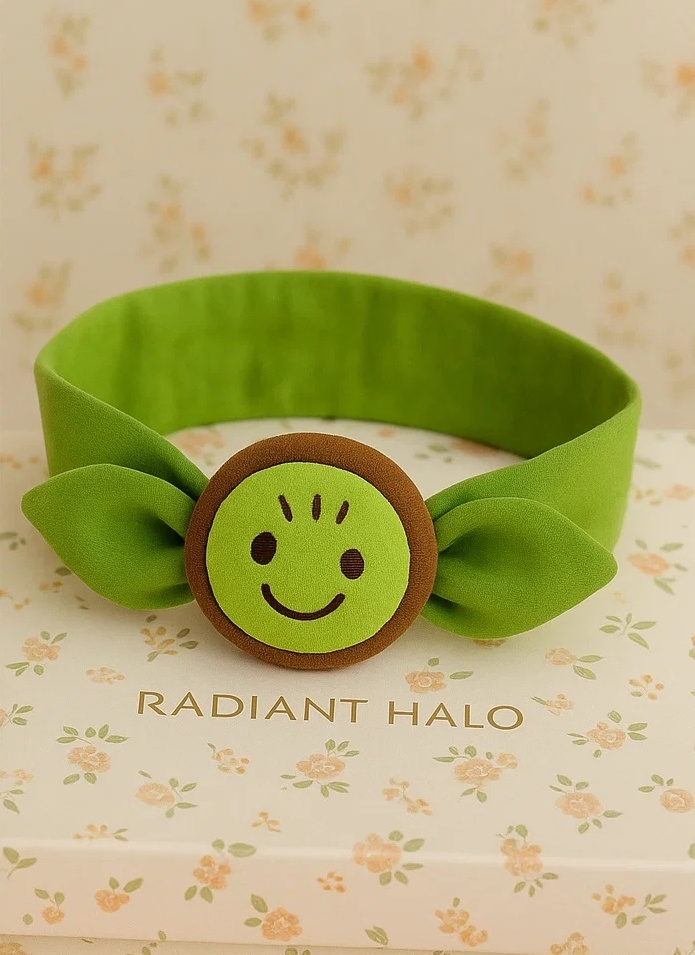 Zesty Kiwi Baby Headband – Soft Elastic Fruit Accessory