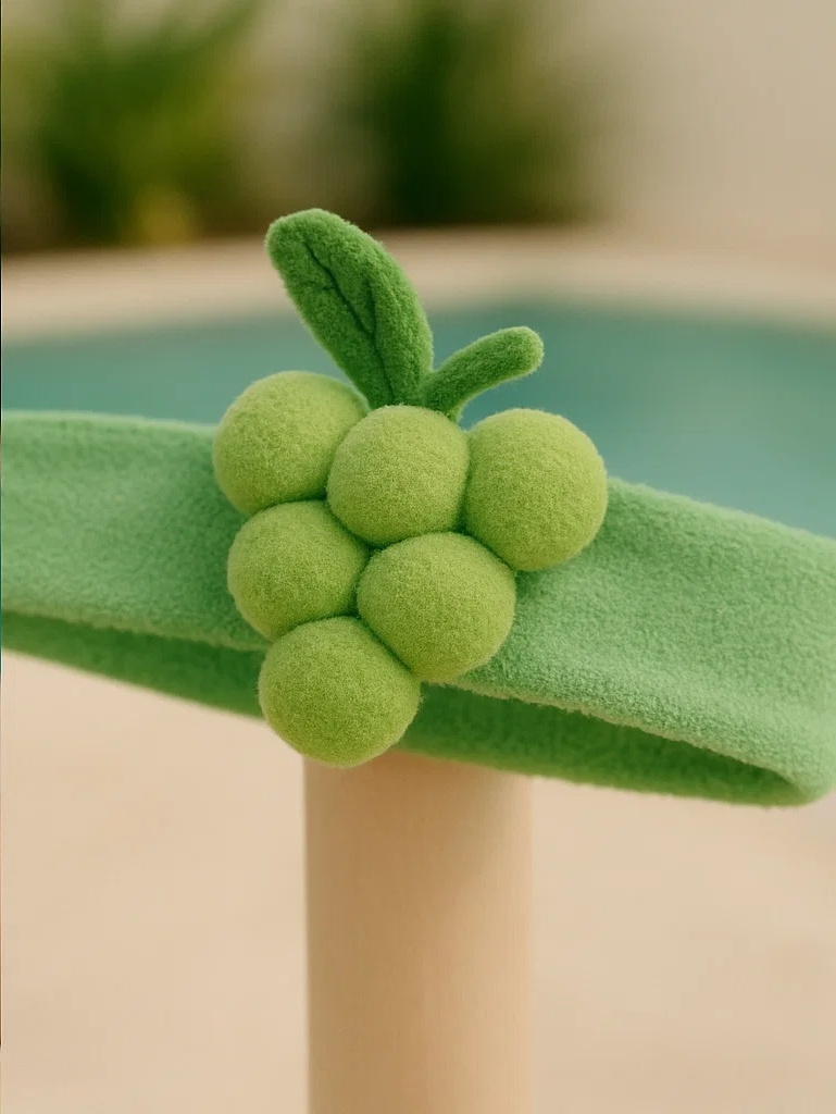 Cute Green Grape Headband - Stylish and Fresh Design for Babies