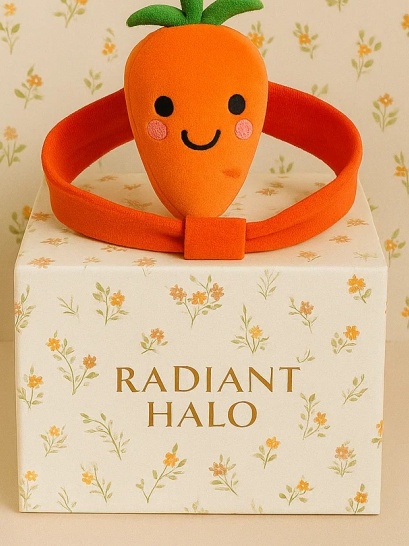 Fun Carrot Baby Headband