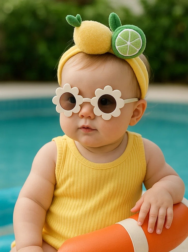 Lemon & Lime Baby Headband - Zesty Fun for Little Ones