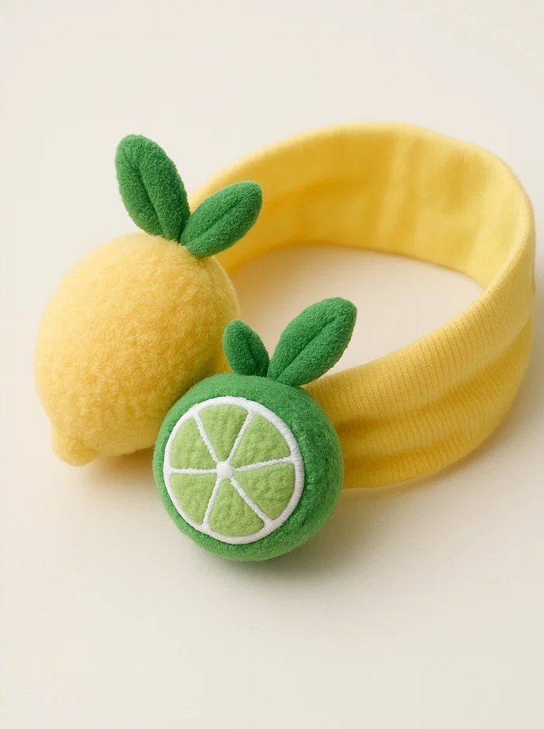 Lemon & Lime Baby Headband - Zesty Fun for Little Ones