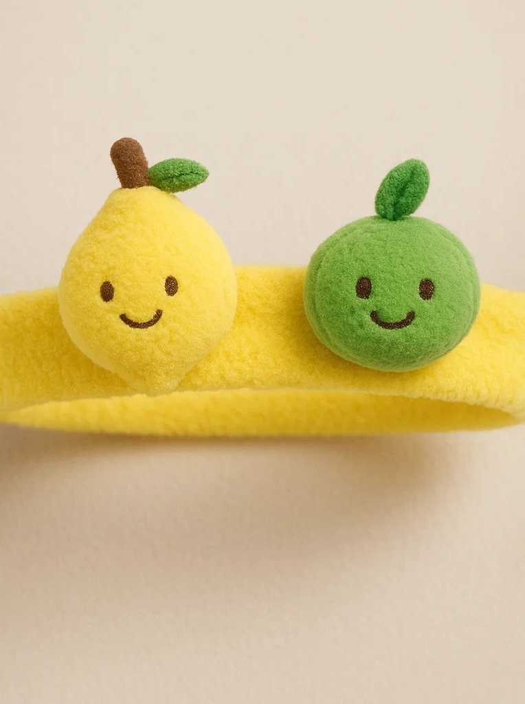 Pear & Lime Baby Headband - Sweet and Citrus Fun for Babies