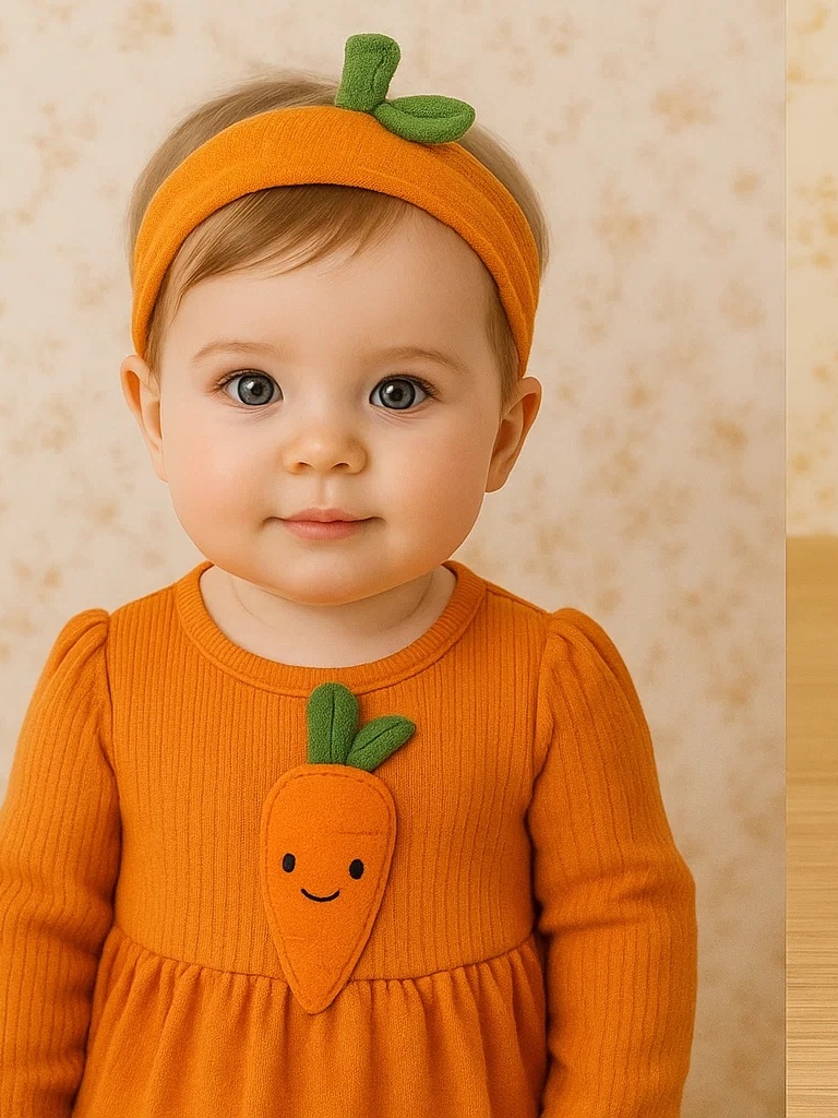 Cute Pumpkin Baby Headband