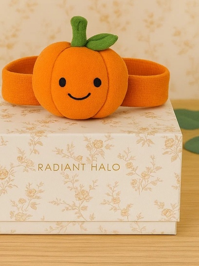 Cute Pumpkin Baby Headband