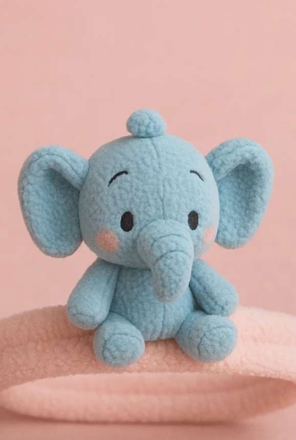 Adorável Faixa de Cabeça de Elefante para Bebê