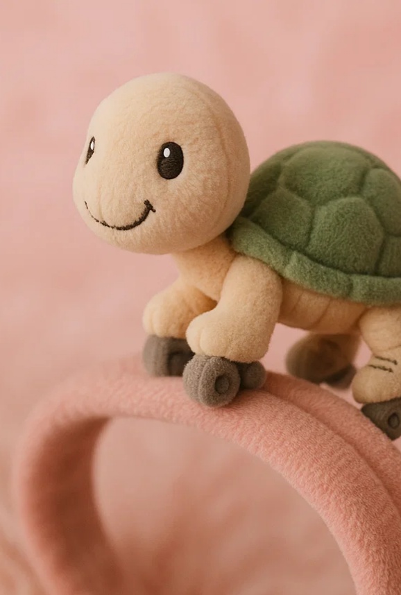 Adorable Roller Skating Turtle Baby Headband