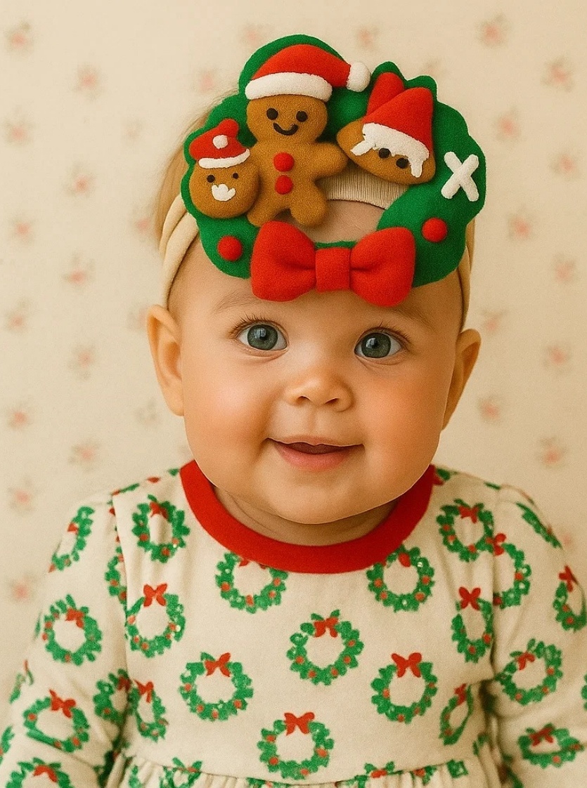 Christmas Cookie Wonderland Baby Headband