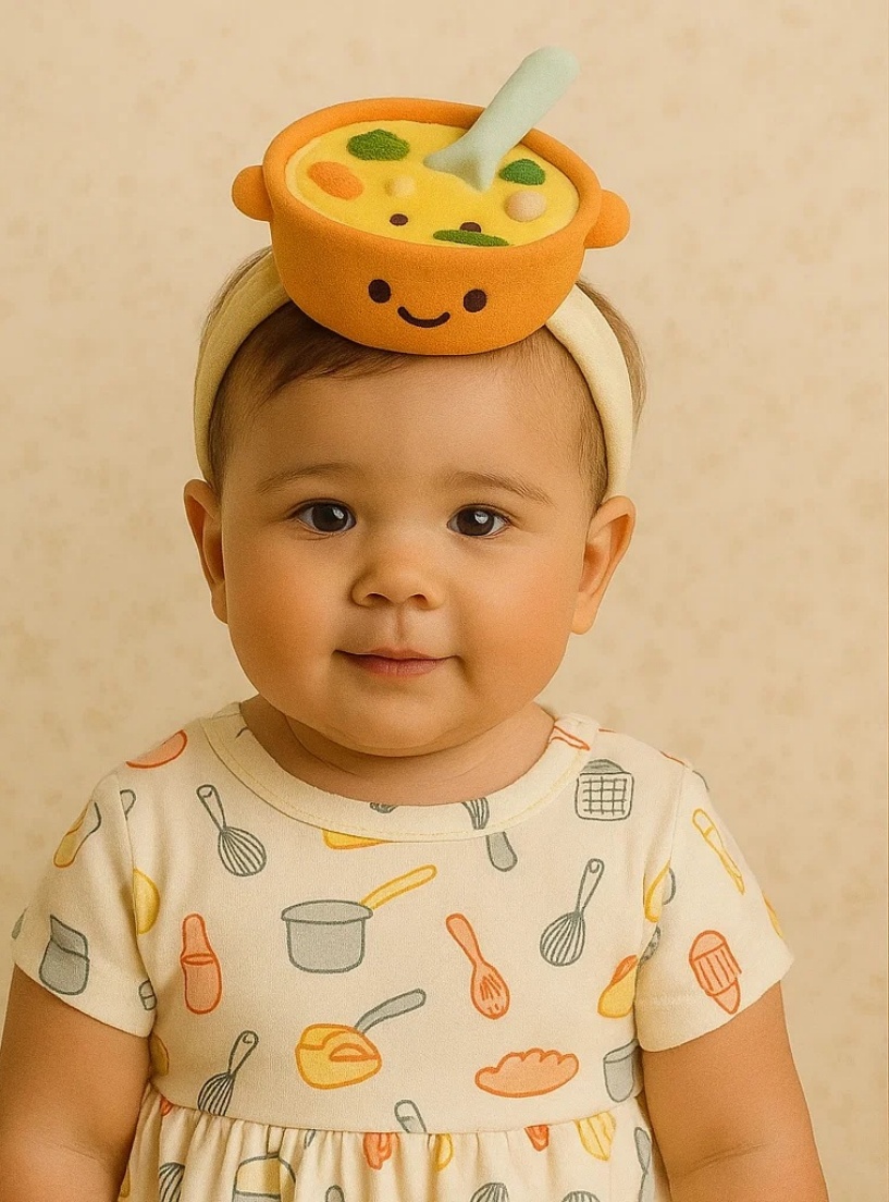 Cozy & Cute Plush Headband Inspired by Kitchen Delights
