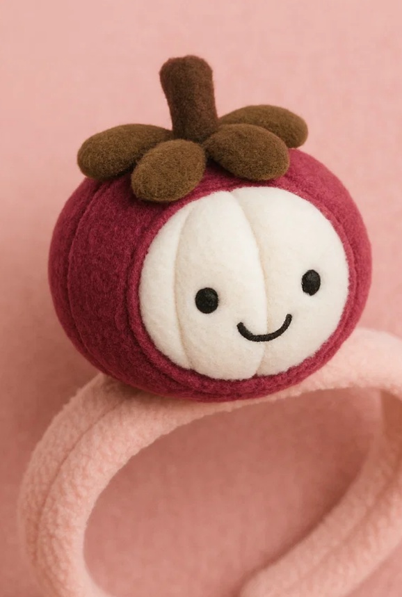 Tiara de brinquedo de pelúcia para bebê (Manga) 