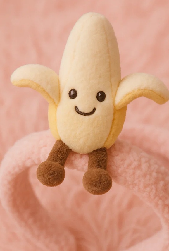 Charming Banana Plush Baby Headband for Your Little One