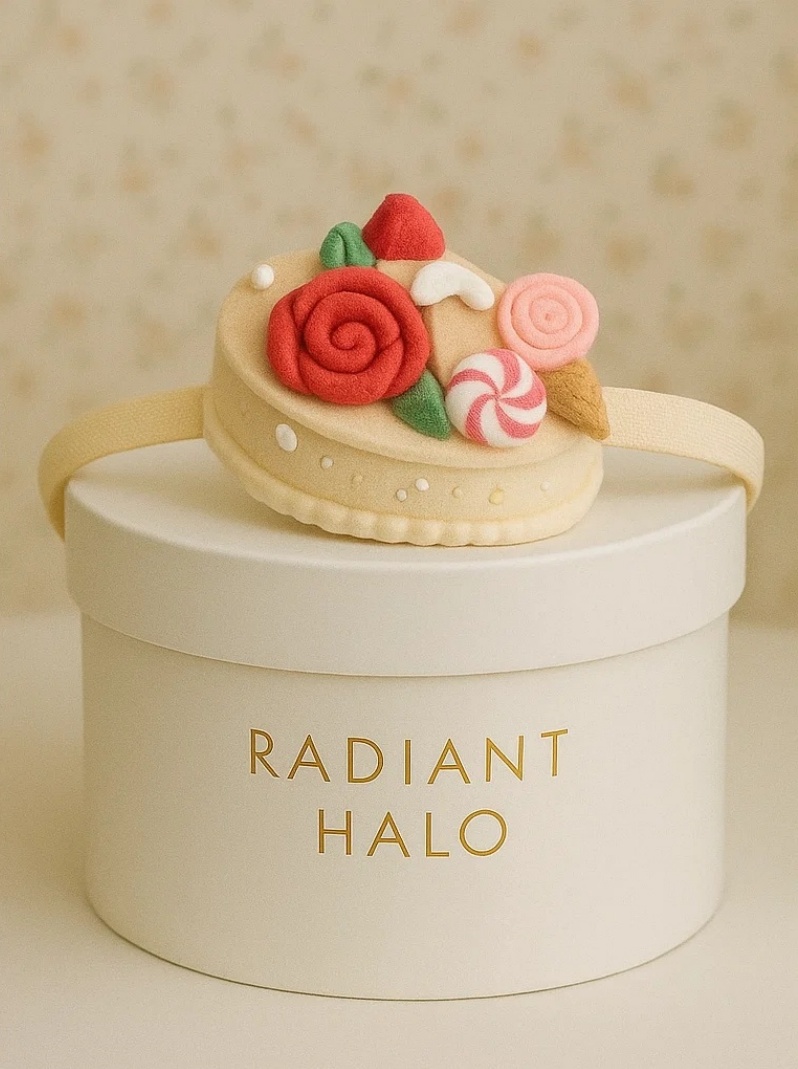 Diadema Pastel de Fiesta para Bebés – Dulce y Floral