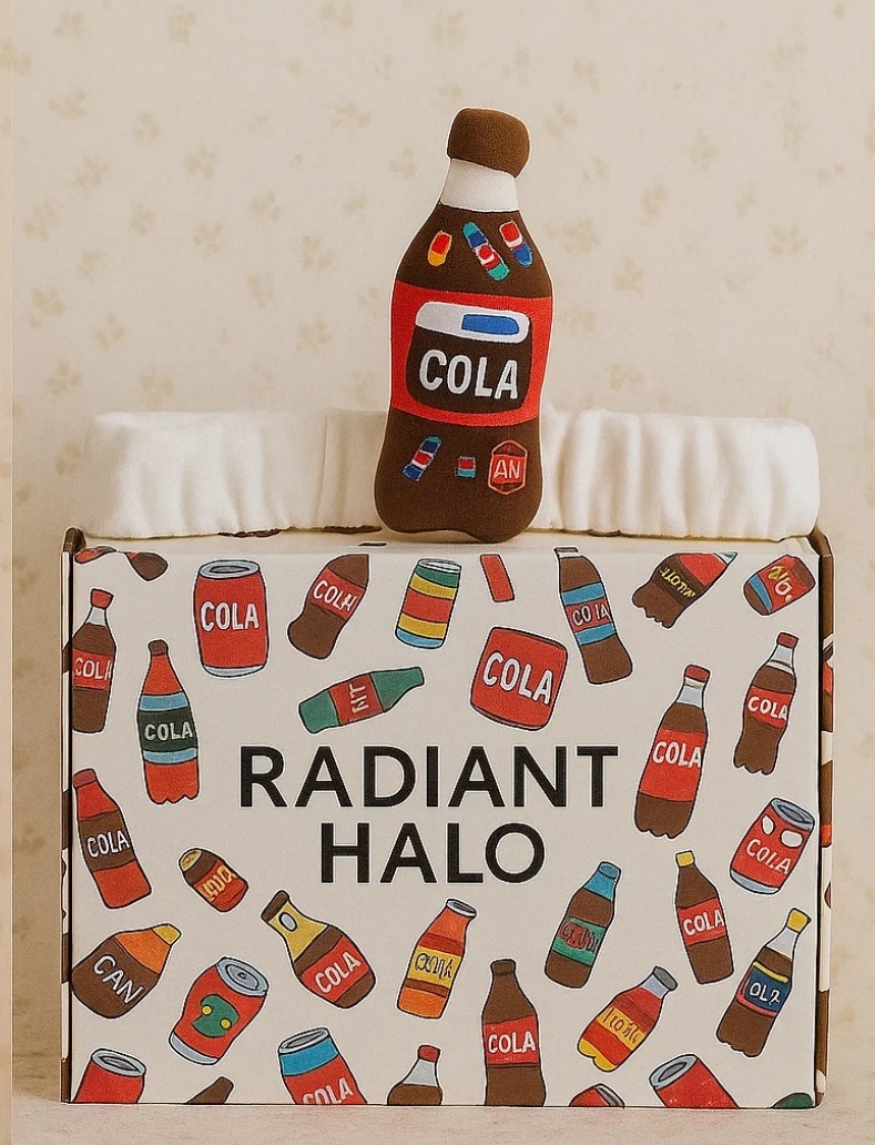 Plush Cola Bottle Baby Headband – Cute Soft Toy Style