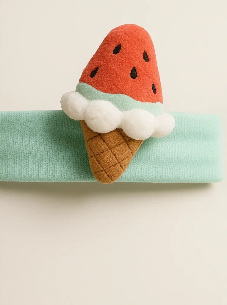 Baby Watermelon Ice Cream Headband with Sunglasses