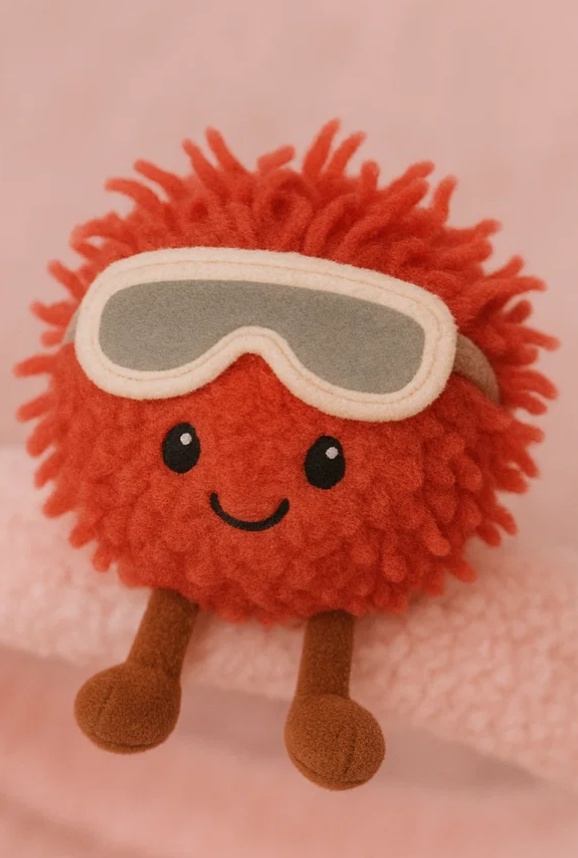 Fun Baby Headband with Plush Toy and Ski Goggles - Perfect for Newborns