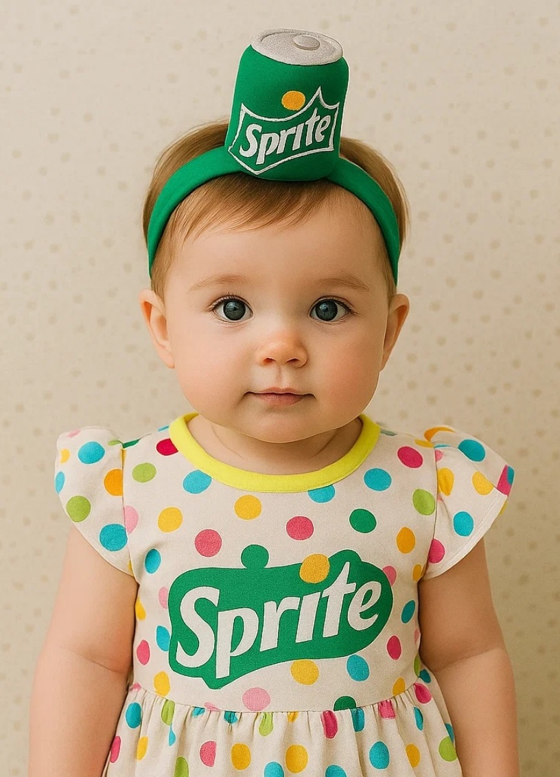 Happy Lemon Plush Baby Headband – Sweet Fruit-Inspired Style