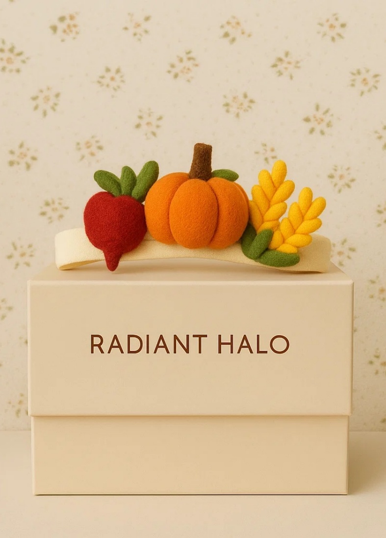 Thanksgiving Pumpkin Baby Headband – Classic Fall Festival Style