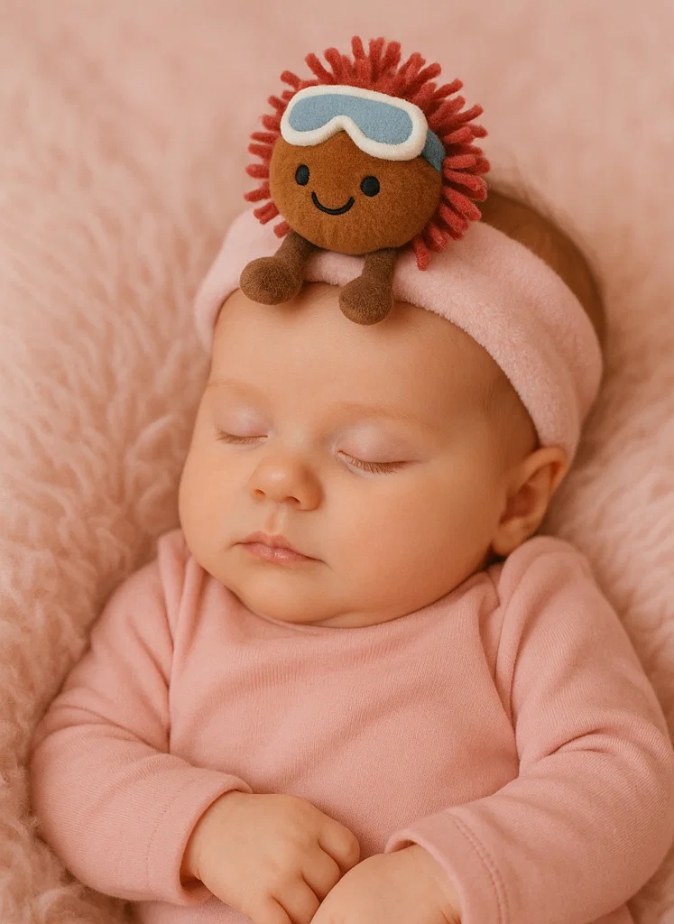 Radiant Halo Plush Toy Baby Headband – Soft & Adorable Accessory for Little Ones