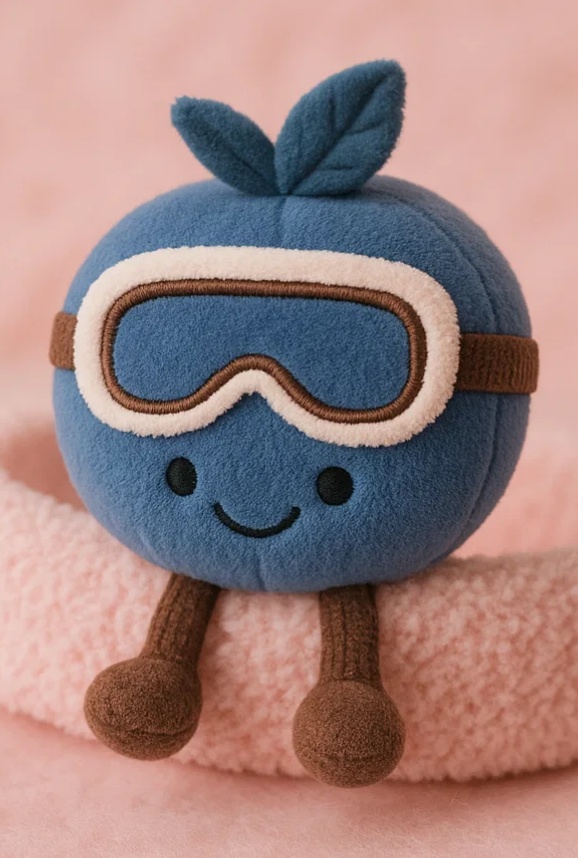 Cálida y adorable banda de peluche para bebé en invierno