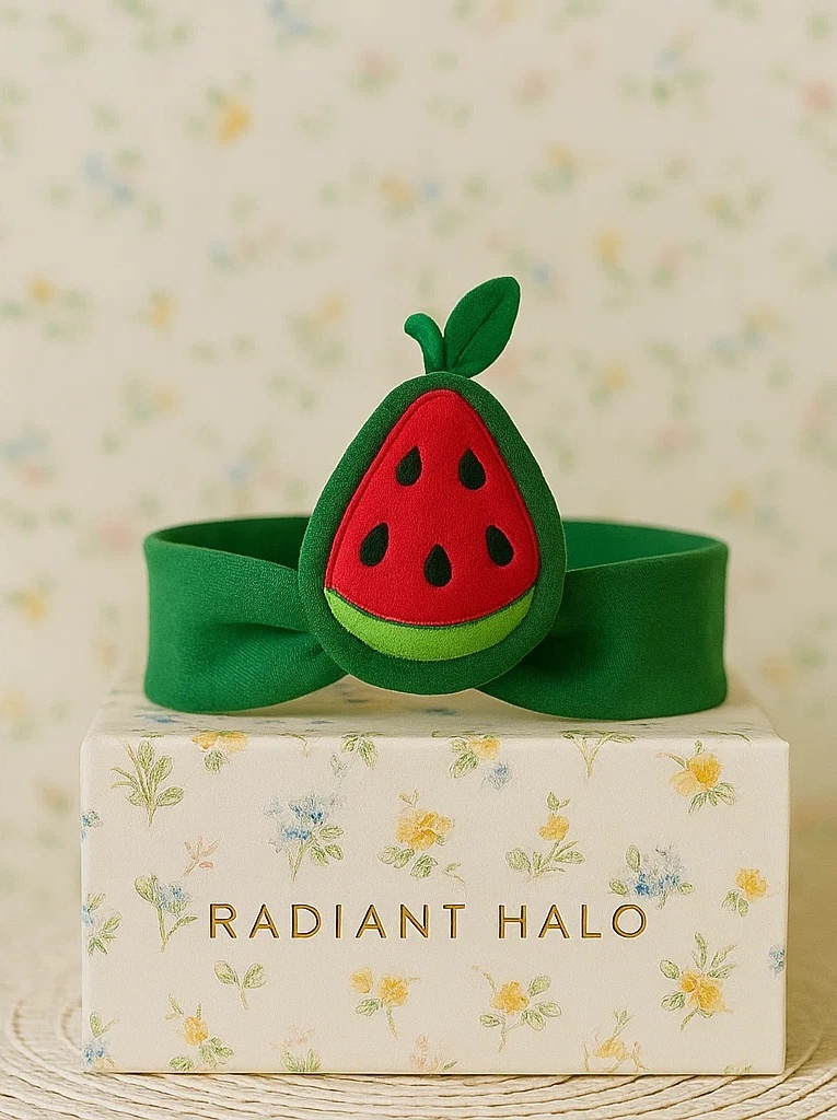 Watermelon Baby Headband for Summer Fun