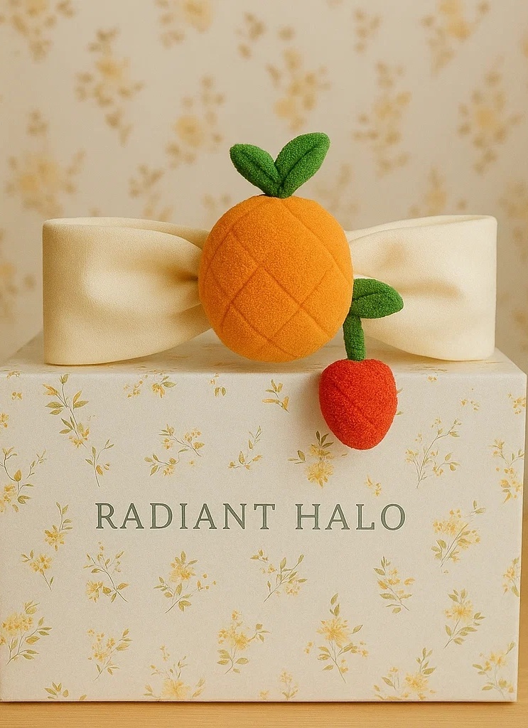 Ensemble bandeau bébé jouet fraise et ananas