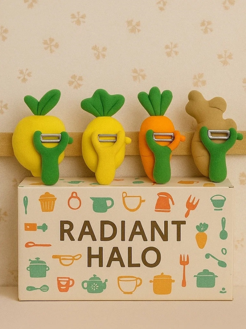 Diadema de Manzana y Pelador para Bebés – Un Accesorio Creativo para Pequeños Chefs
