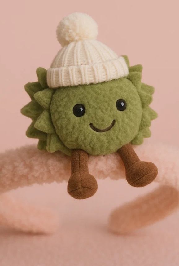 Süßes Durian Plüschtier Baby Haarband