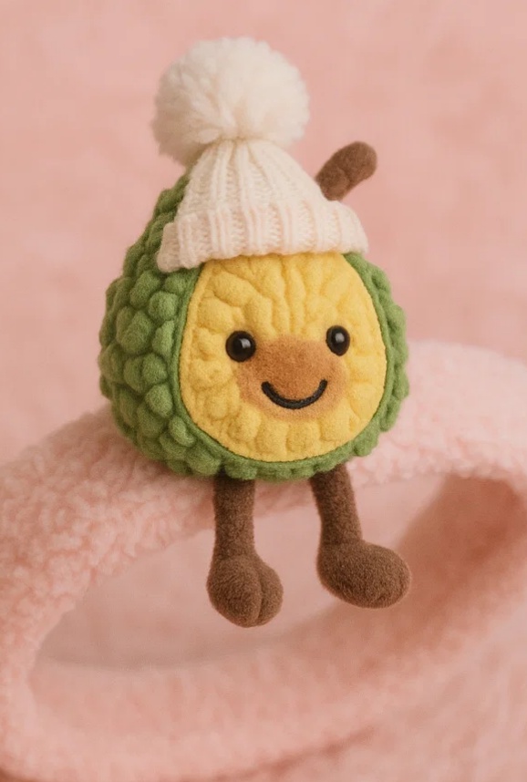 Joli bandeau peluche durian pour bébé