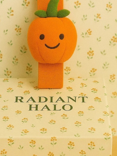 Diadème bébé avec design de citrouille