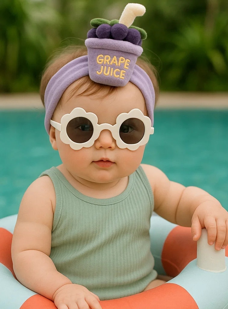 Grape Juice Baby Plush Headband